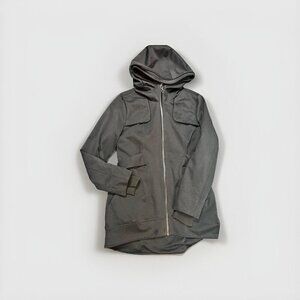 Three Stone Woman’s Parka Rain Coat Dark Grey large